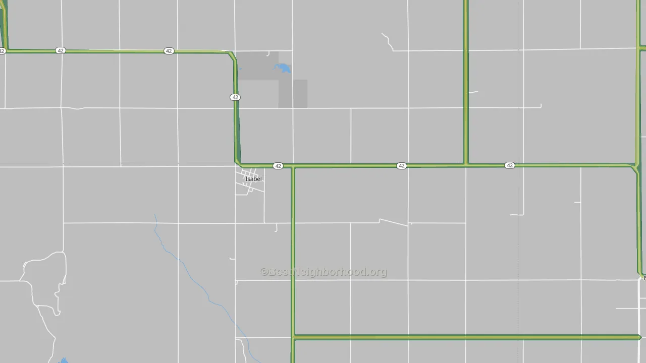 67065, KS Map of Noise Levels in 67065
