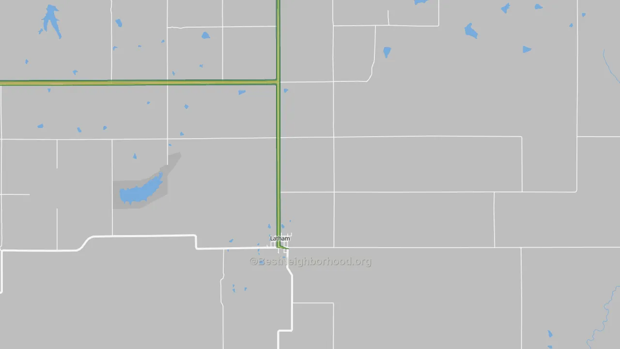 67072, KS Map of Noise Levels in 67072