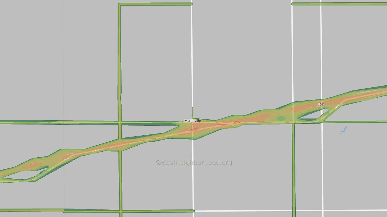 67109, KS Map of Noise Levels in 67109