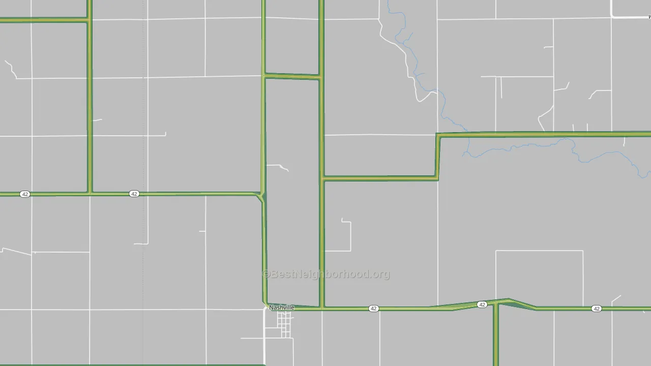 67112, KS Map of Noise Levels in 67112