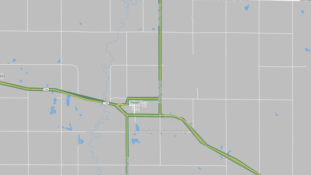 67123, KS Map of Noise Levels in 67123
