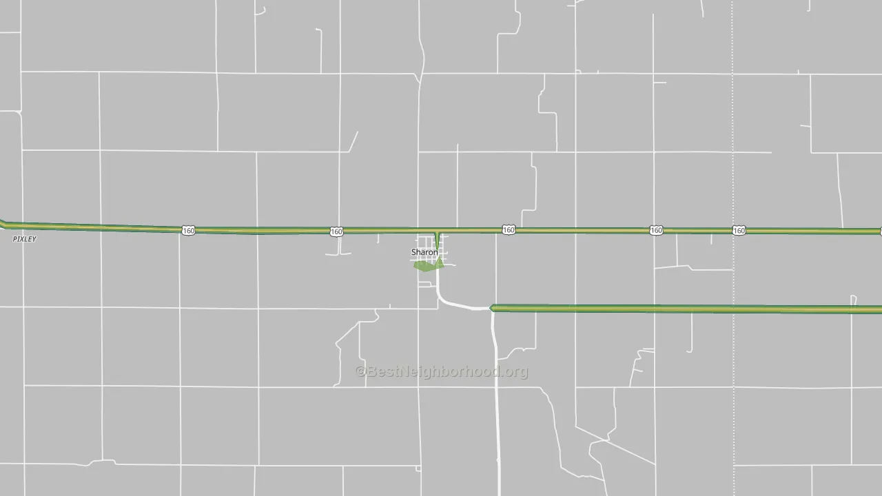 67138, KS Map of Noise Levels in 67138