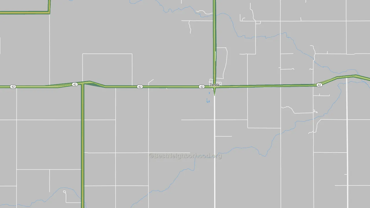 67159, KS Map of Noise Levels in 67159