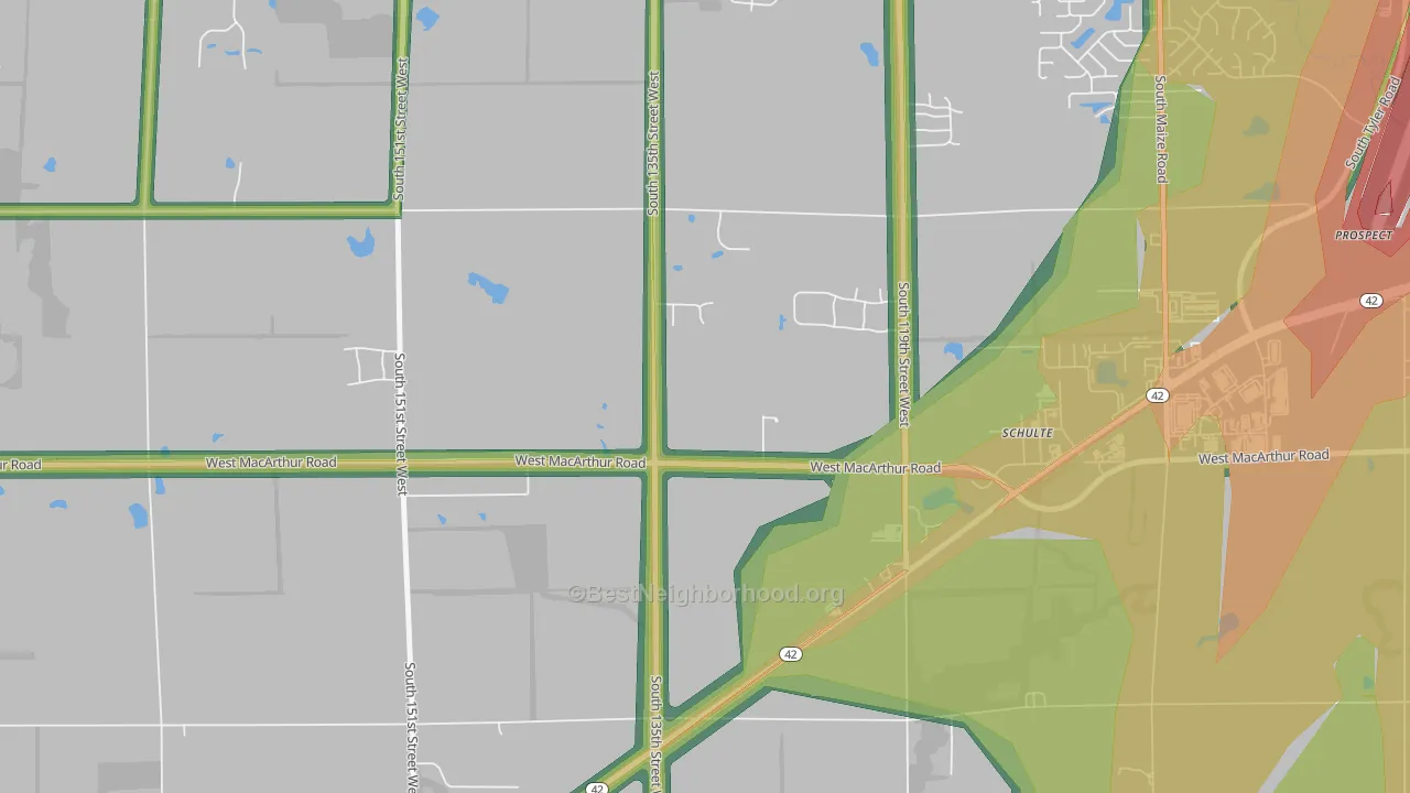 67227, KS Map of Noise Levels in 67227