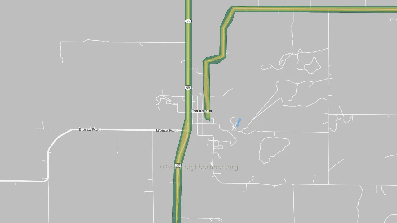 67334, KS Map of Noise Levels in 67334