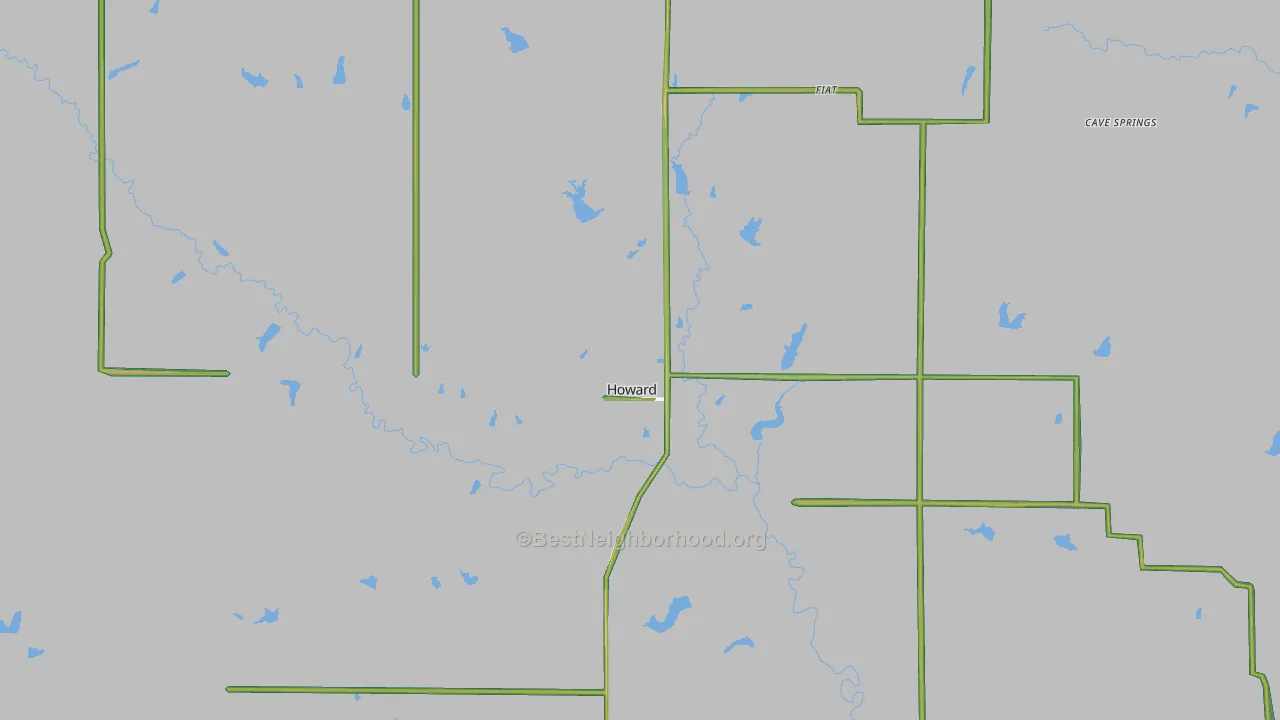 67349, KS Map of Noise Levels in 67349