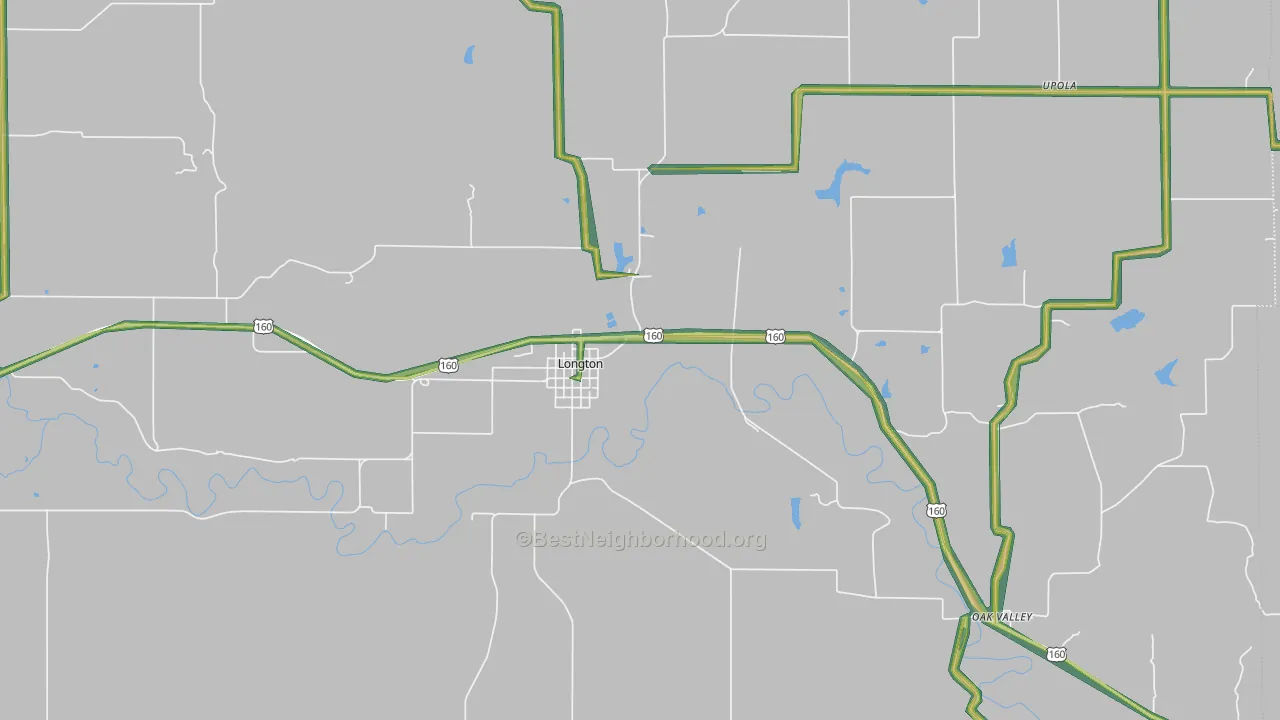 67352, KS Map of Noise Levels in 67352
