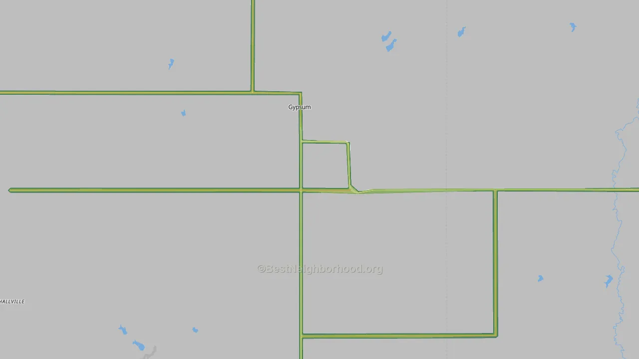67448, KS Map of Noise Levels in 67448