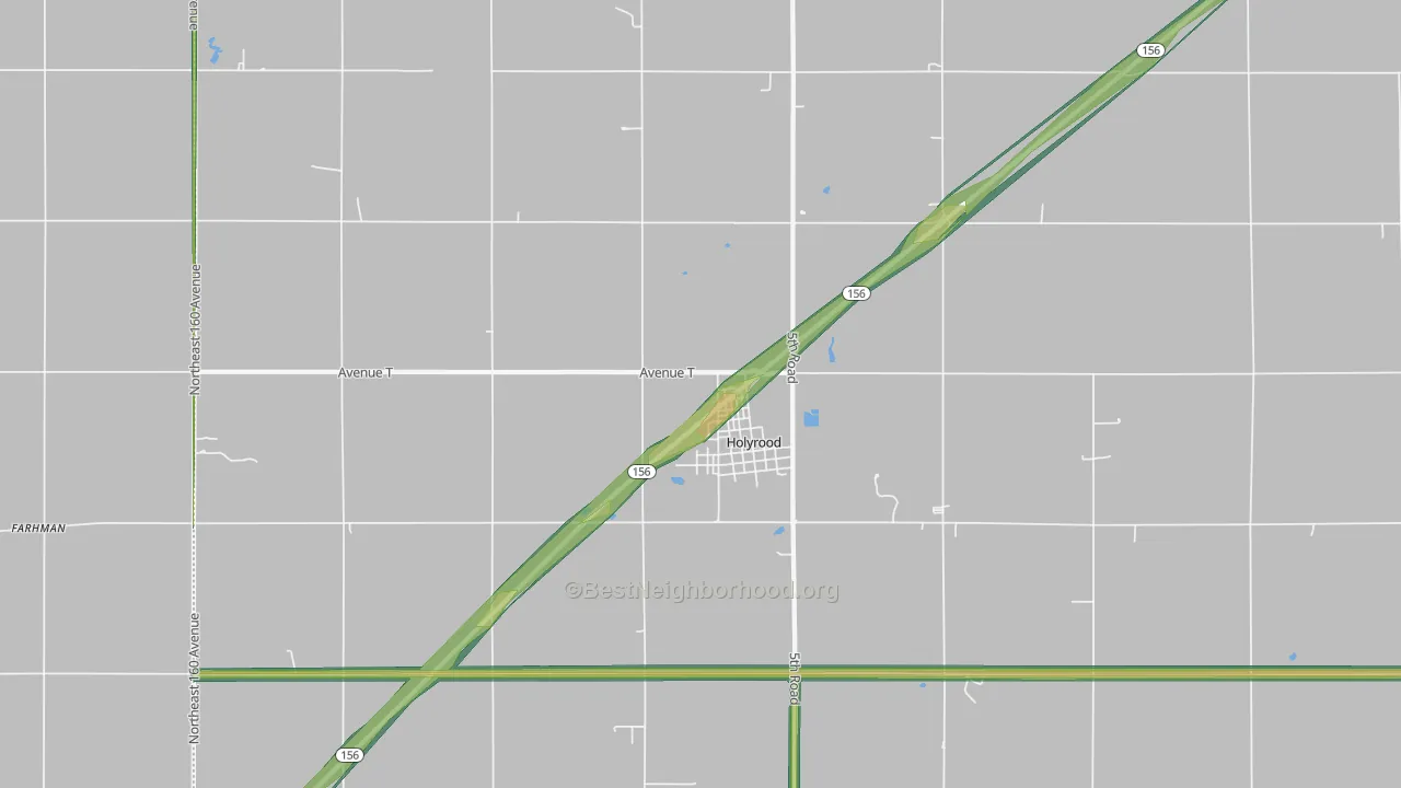 67450, KS Map of Noise Levels in 67450