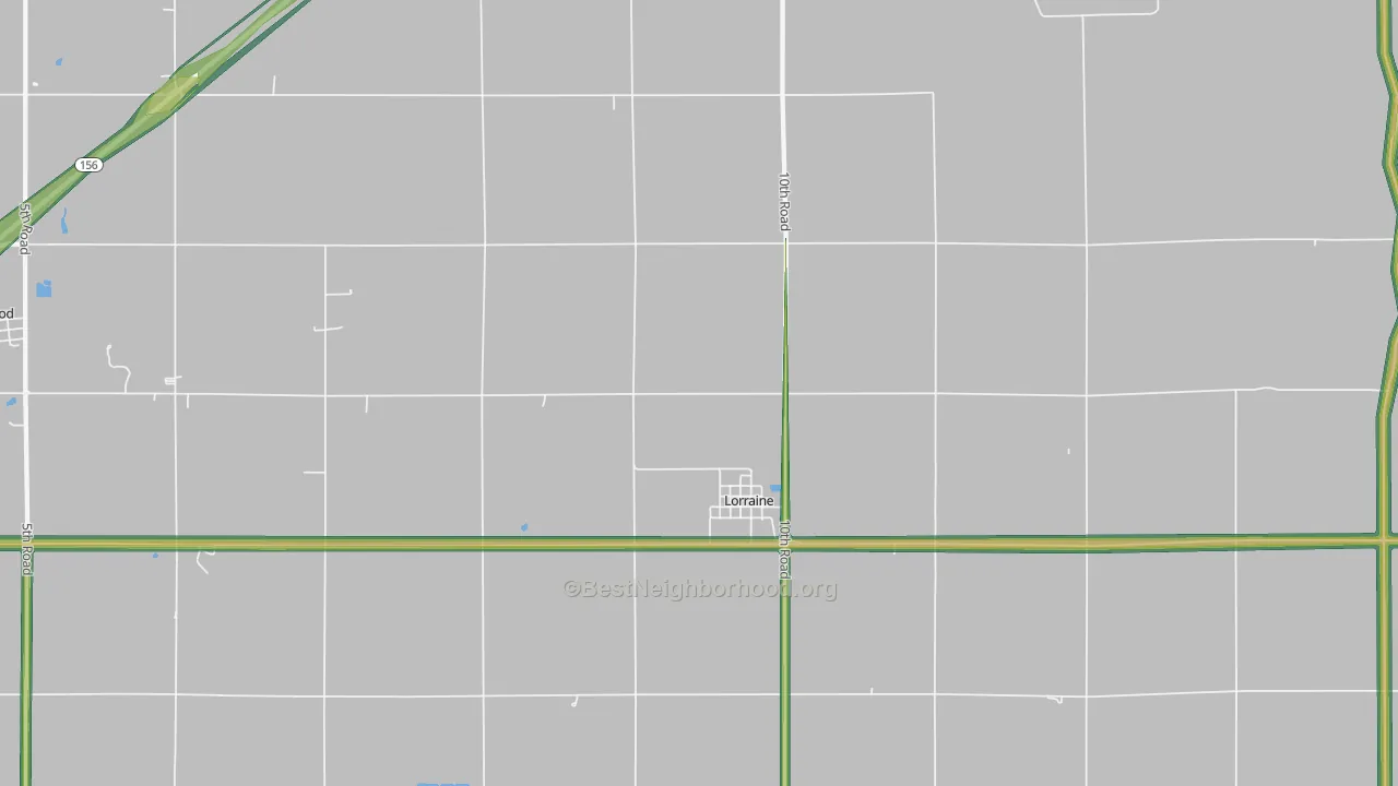 67459, KS Map of Noise Levels in 67459