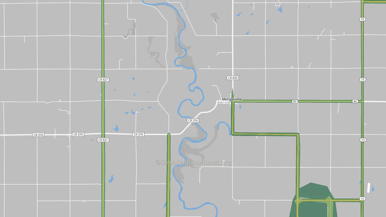 67468, KS Map of Noise Levels in 67468