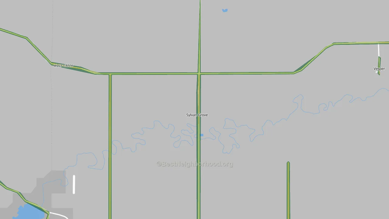 67481, KS Map of Noise Levels in 67481