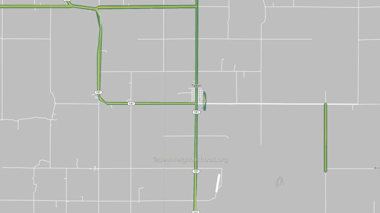 67485, KS Map of Noise Levels in 67485