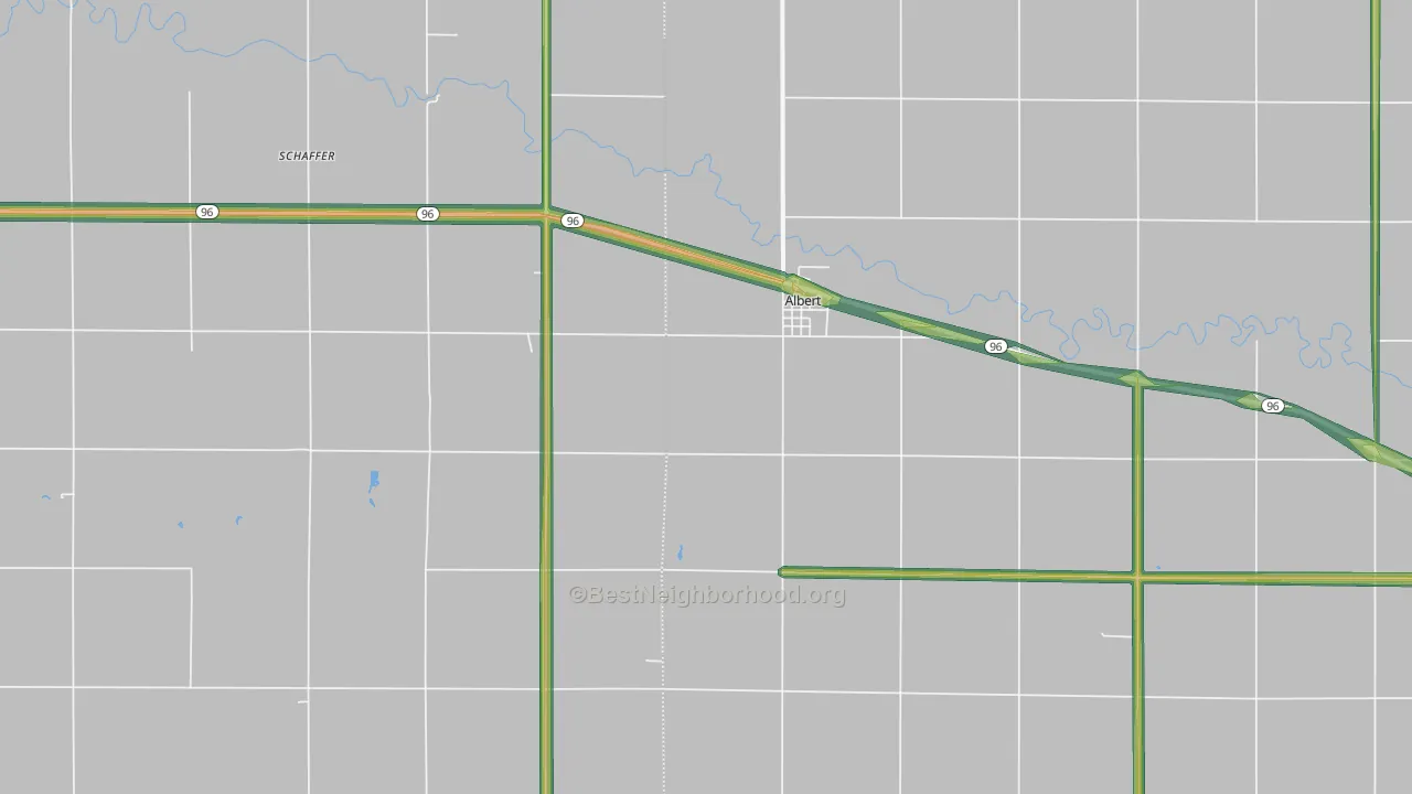 67511, KS Map of Noise Levels in 67511