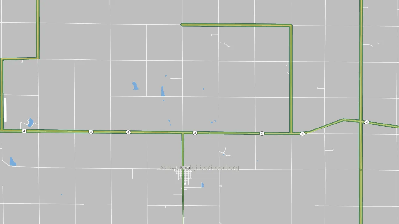67520, KS Map of Noise Levels in 67520