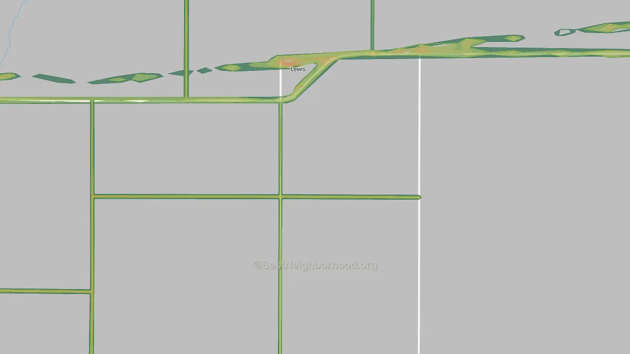 67552, KS Map of Noise Levels in 67552