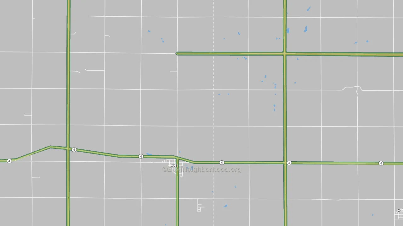 67565, KS Map of Noise Levels in 67565