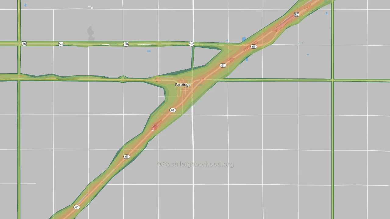67566, KS Map of Noise Levels in 67566