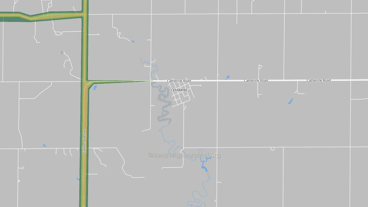 67627, KS Map of Noise Levels in 67627