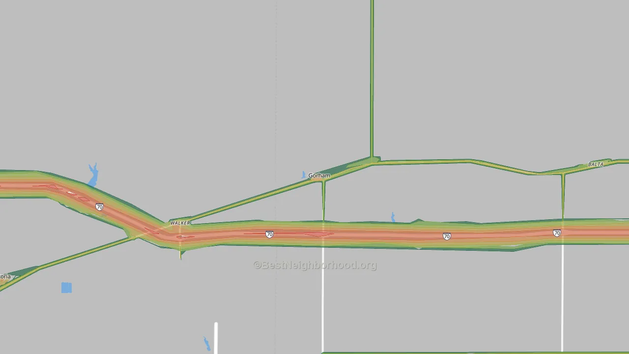 67640, KS Map of Noise Levels in 67640