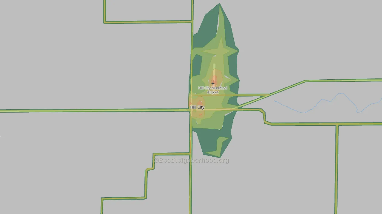 67642, KS Map of Noise Levels in 67642