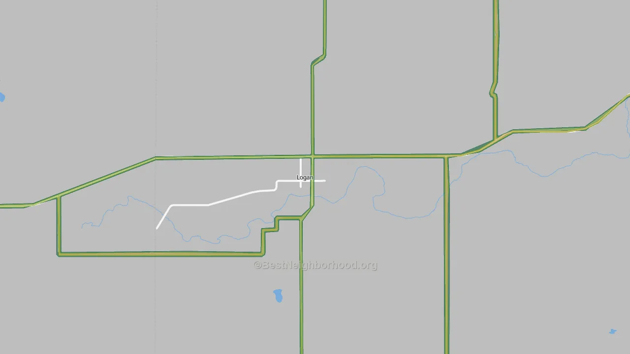 67646, KS Map of Noise Levels in 67646