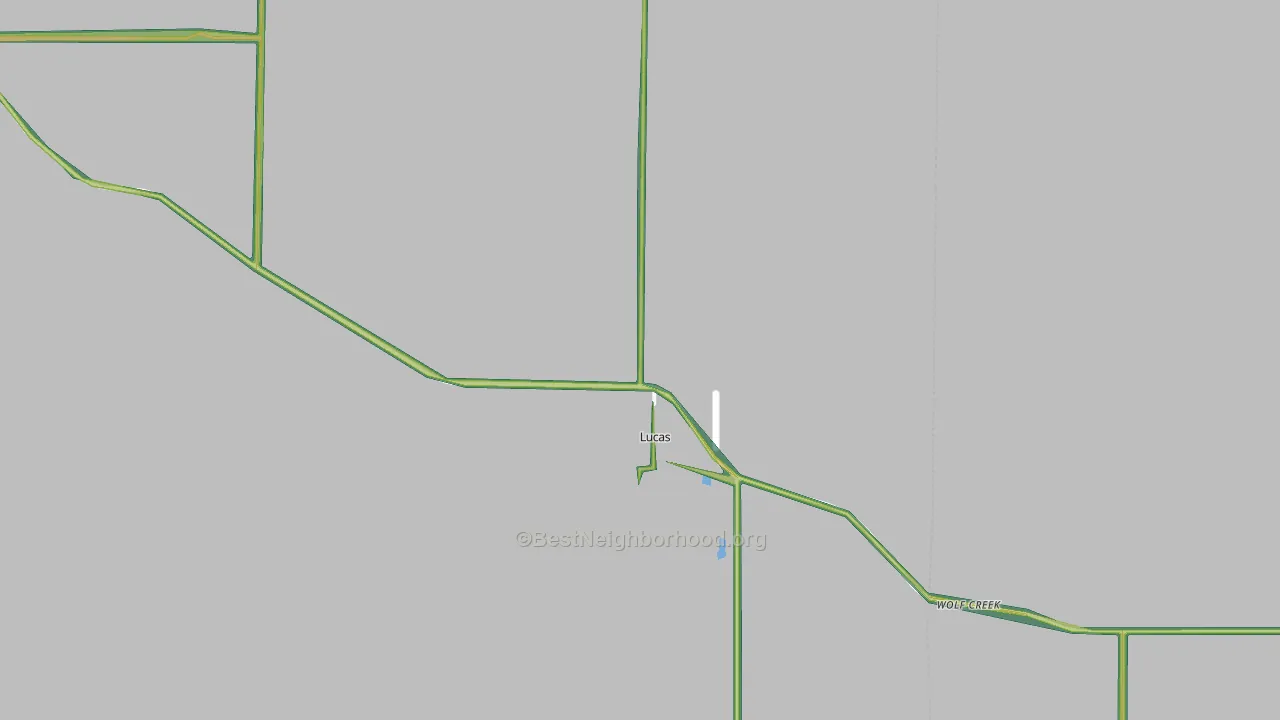 67648, KS Map of Noise Levels in 67648