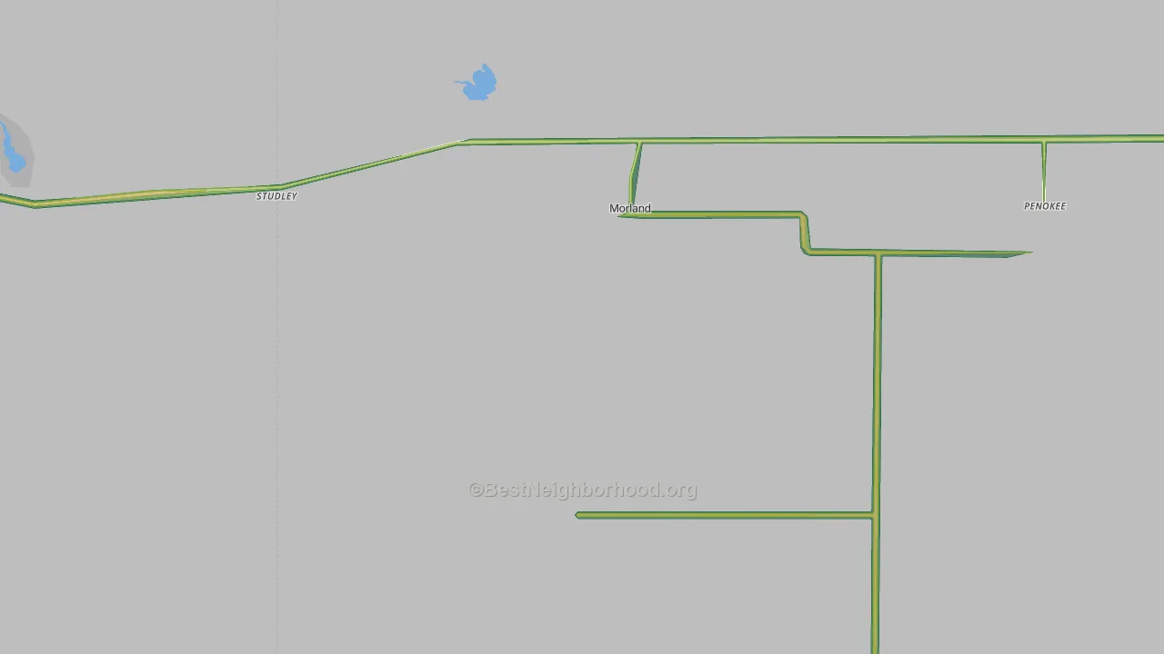 67650, KS Map of Noise Levels in 67650
