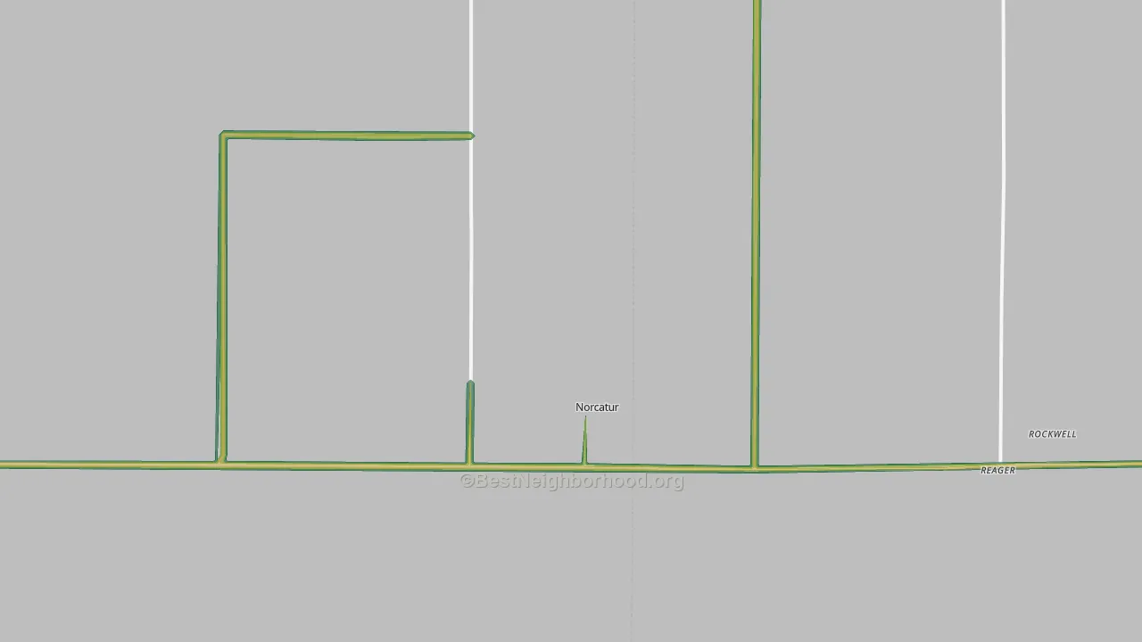67653, KS Map of Noise Levels in 67653