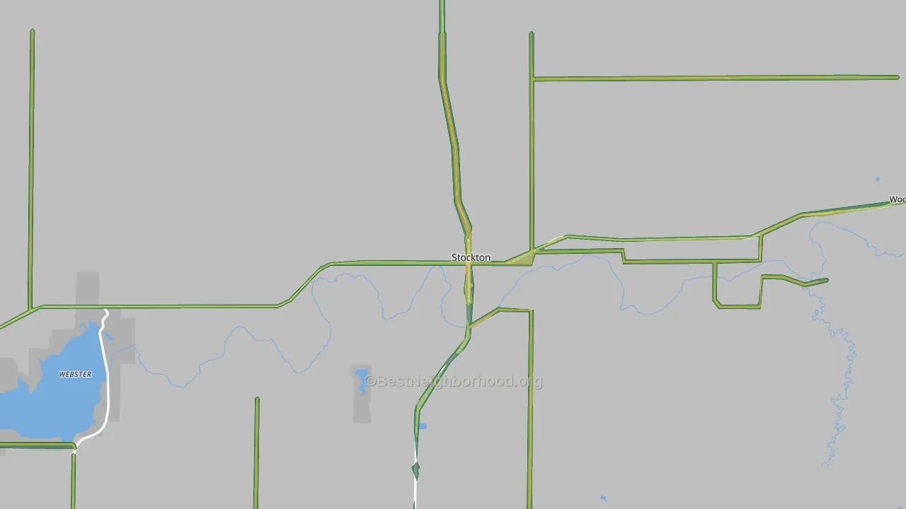 67669, KS Map of Noise Levels in 67669