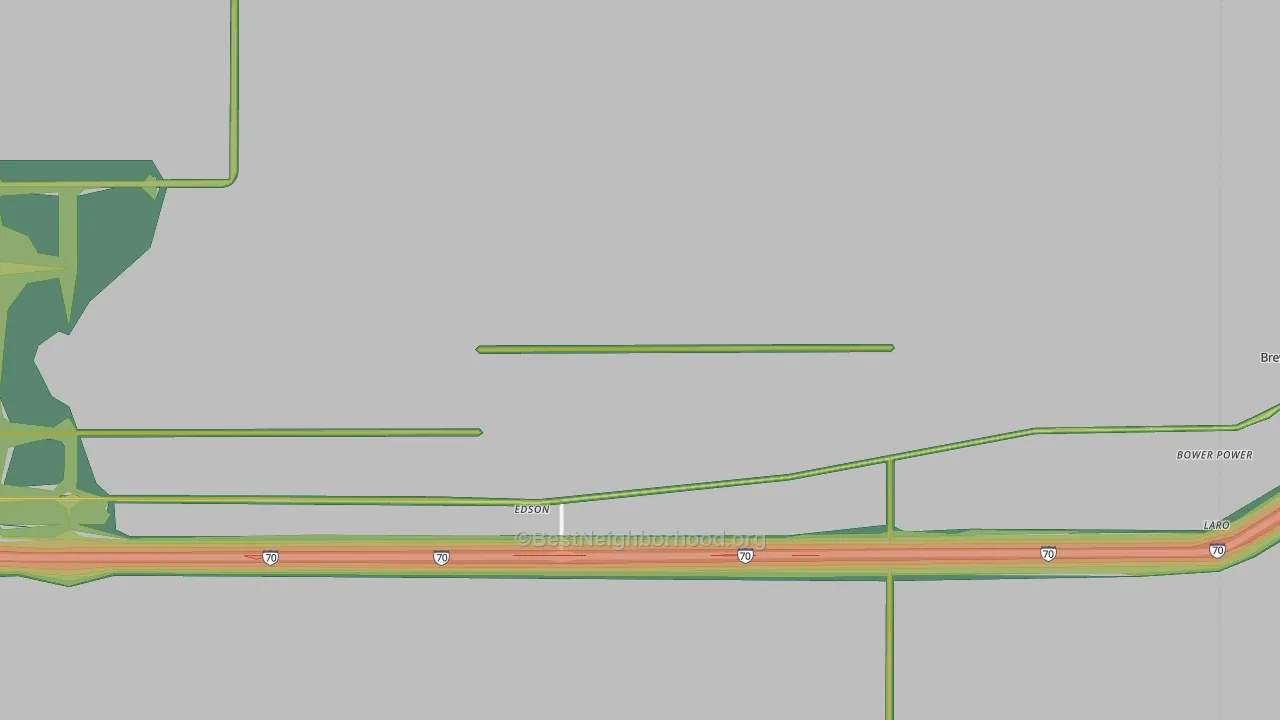 67733, KS Map of Noise Levels in 67733