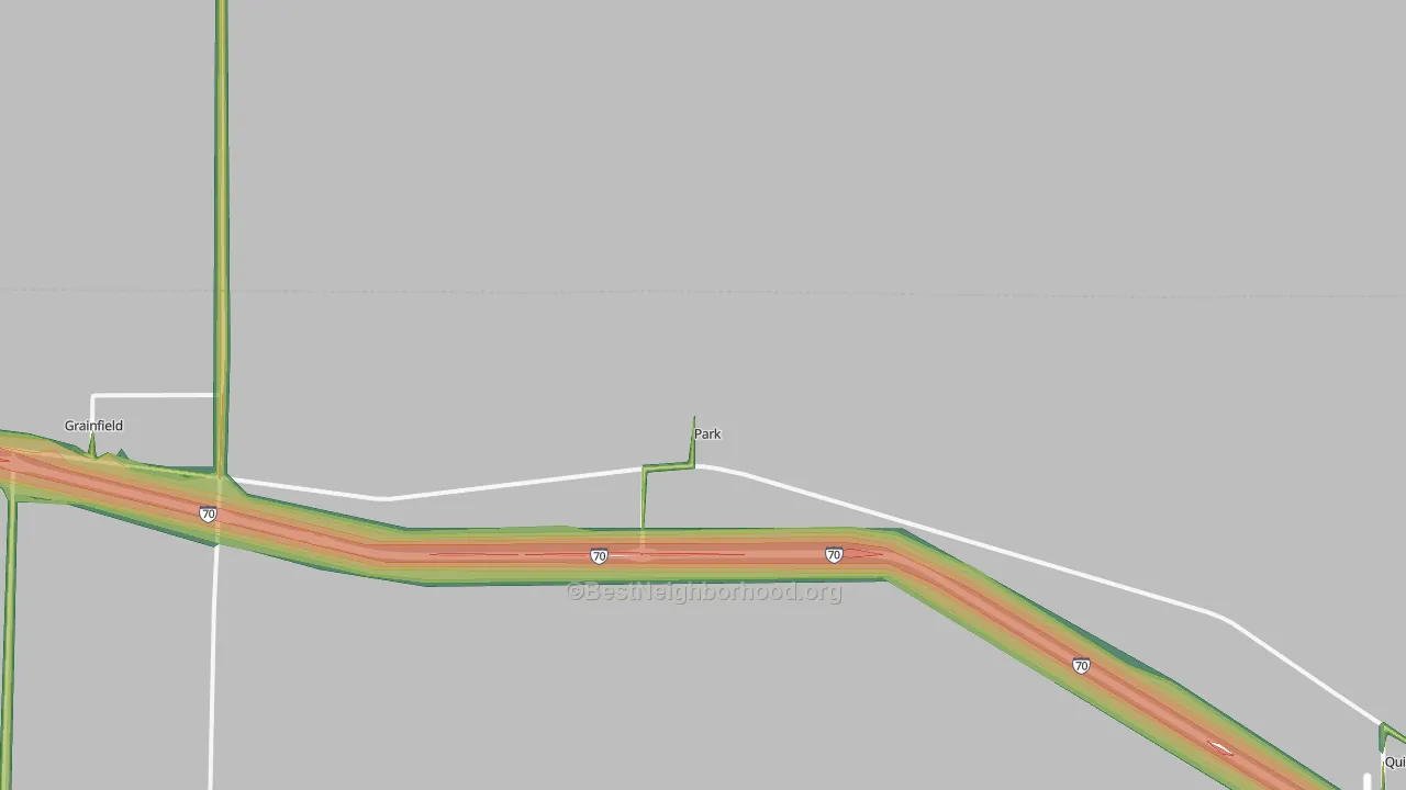 67751, KS Map of Noise Levels in 67751