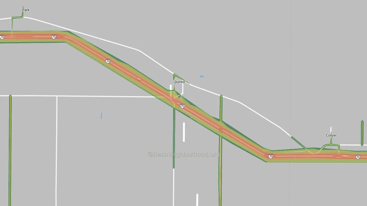 67752, KS Map of Noise Levels in 67752