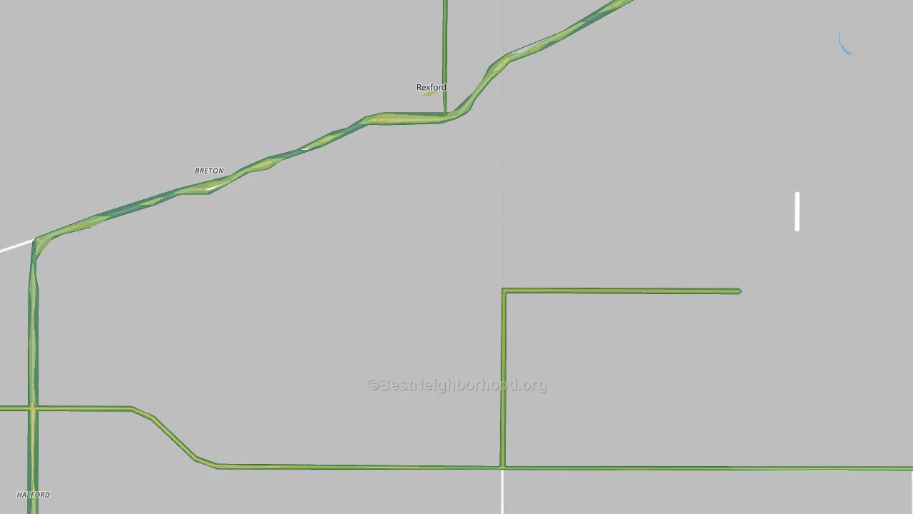 67753, KS Map of Noise Levels in 67753