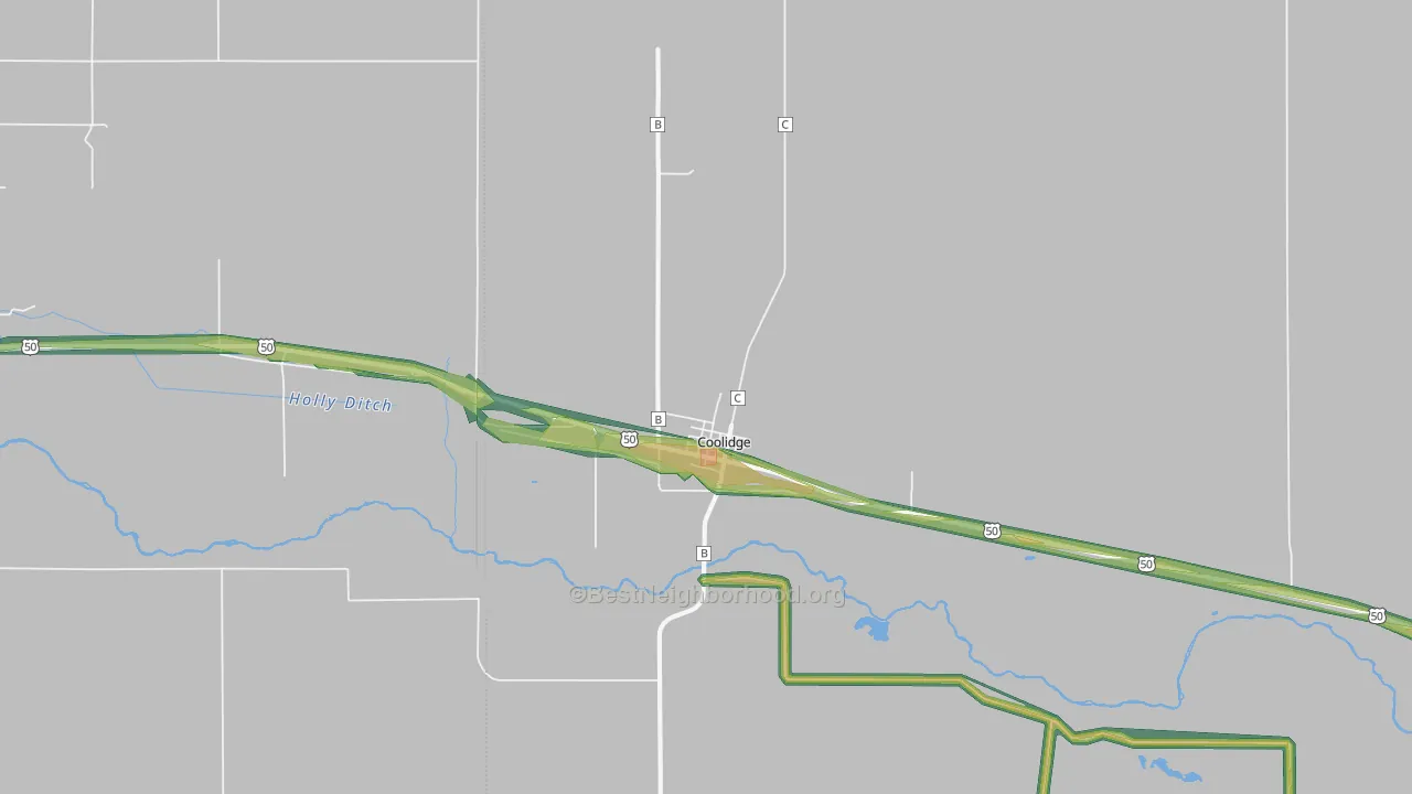67836, KS Map of Noise Levels in 67836