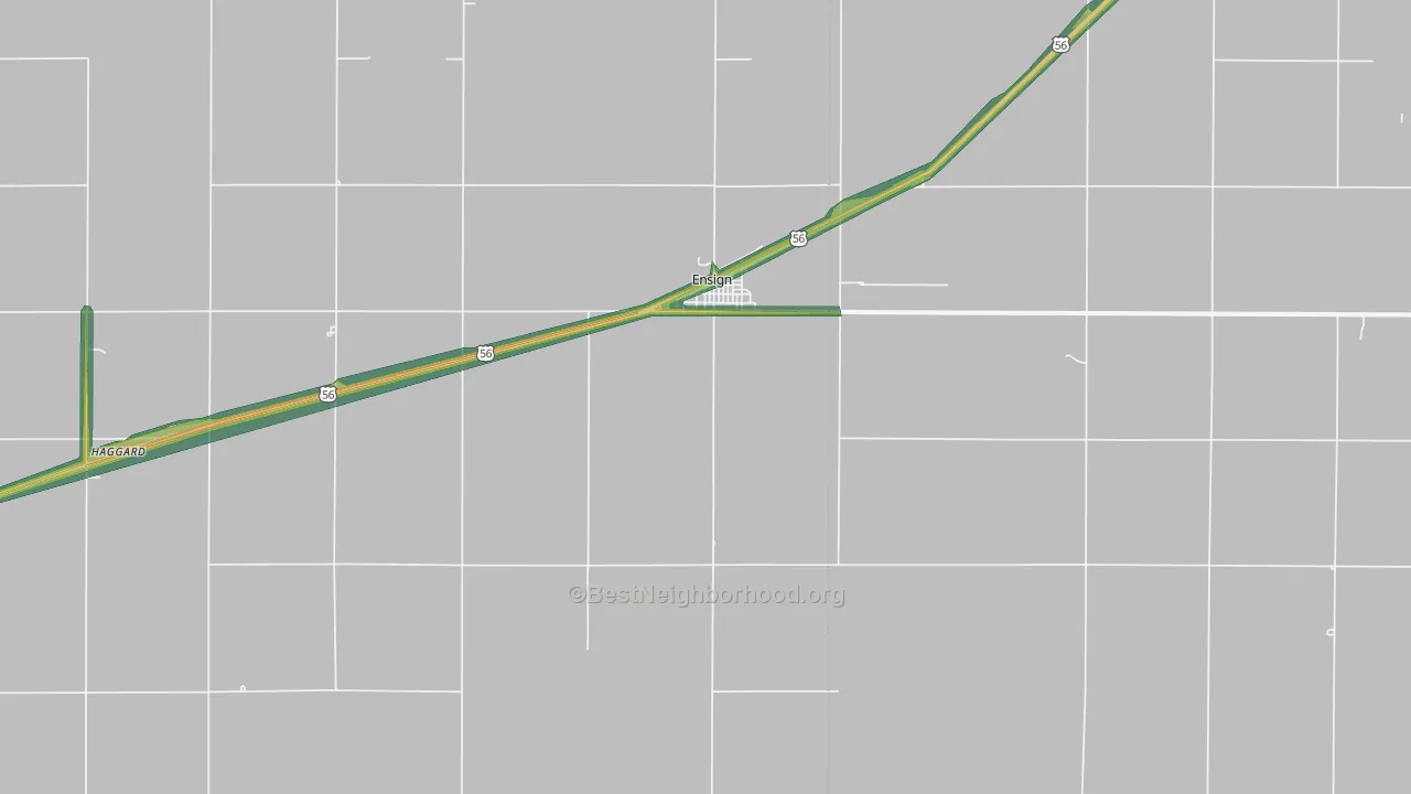67841, KS Map of Noise Levels in 67841