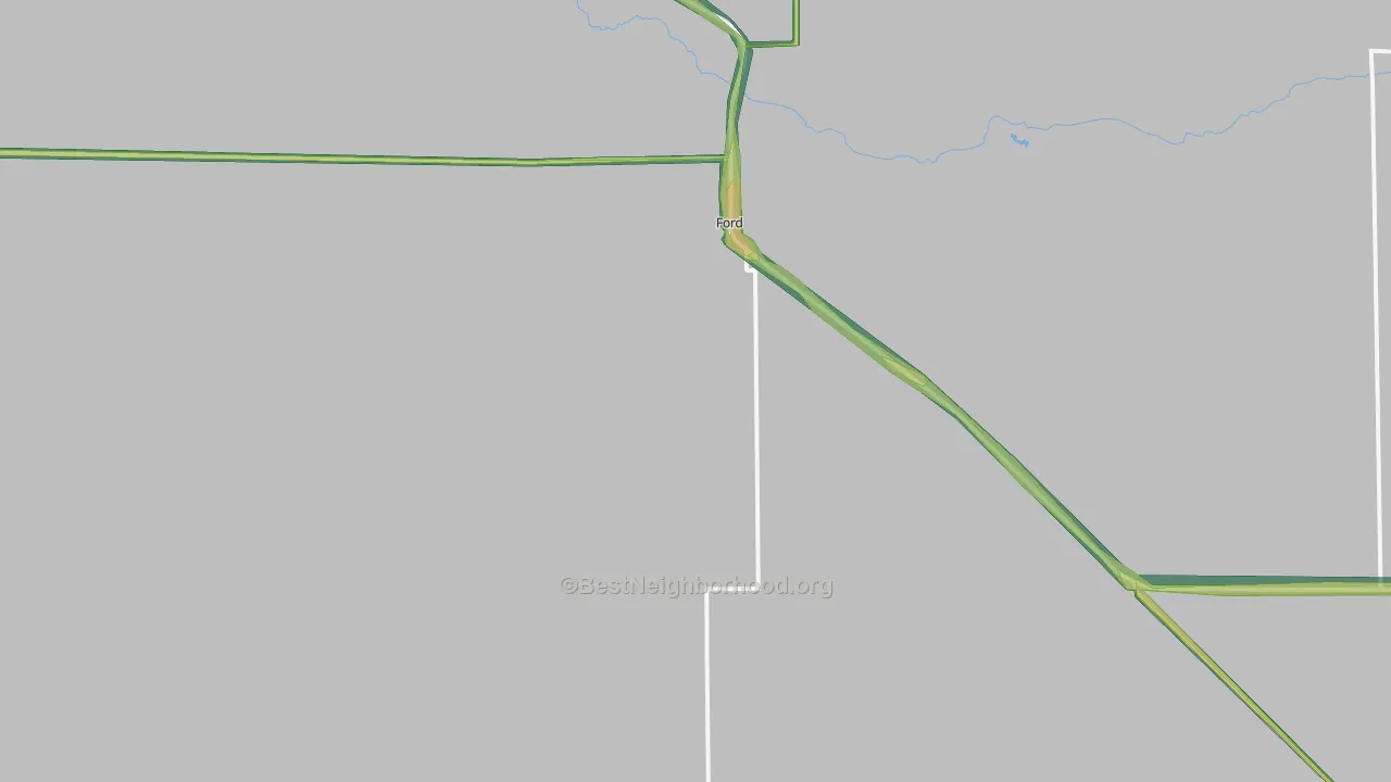 67842, KS Map of Noise Levels in 67842