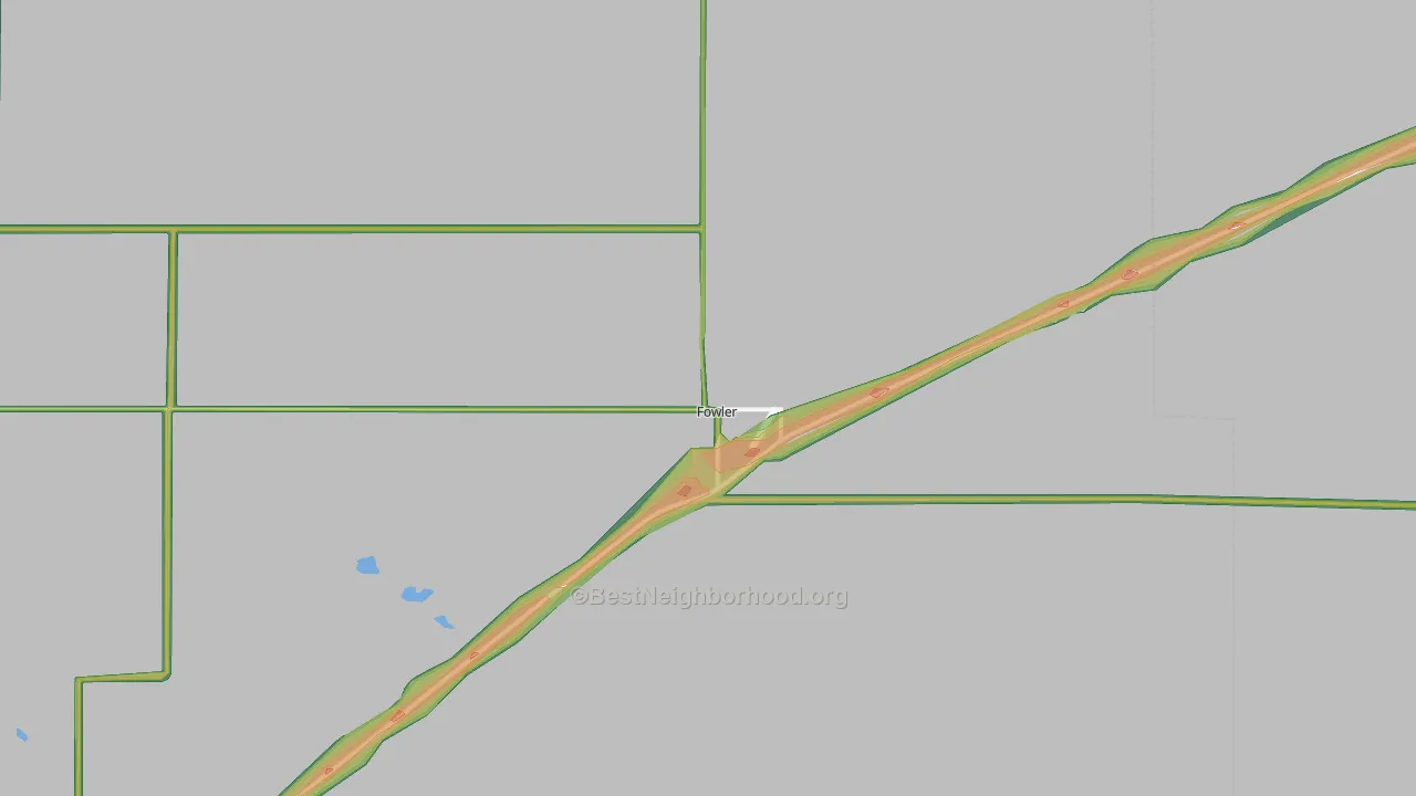 67844, KS Map of Noise Levels in 67844