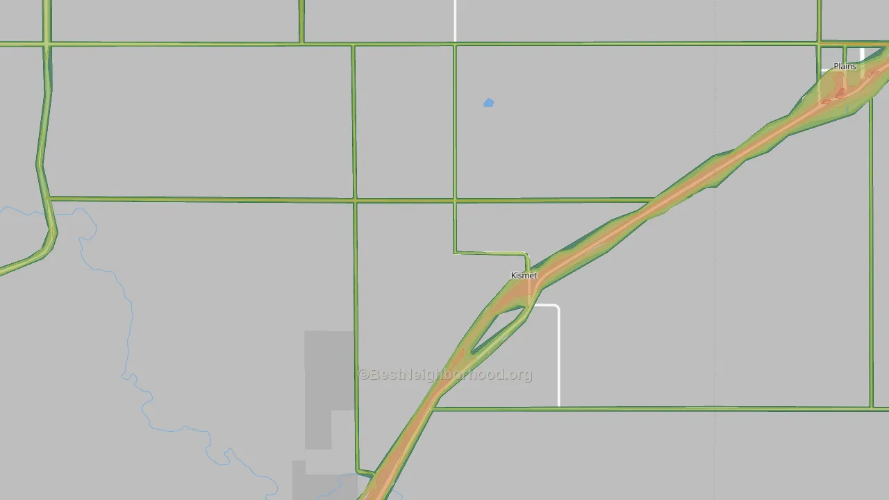 67859, KS Map of Noise Levels in 67859