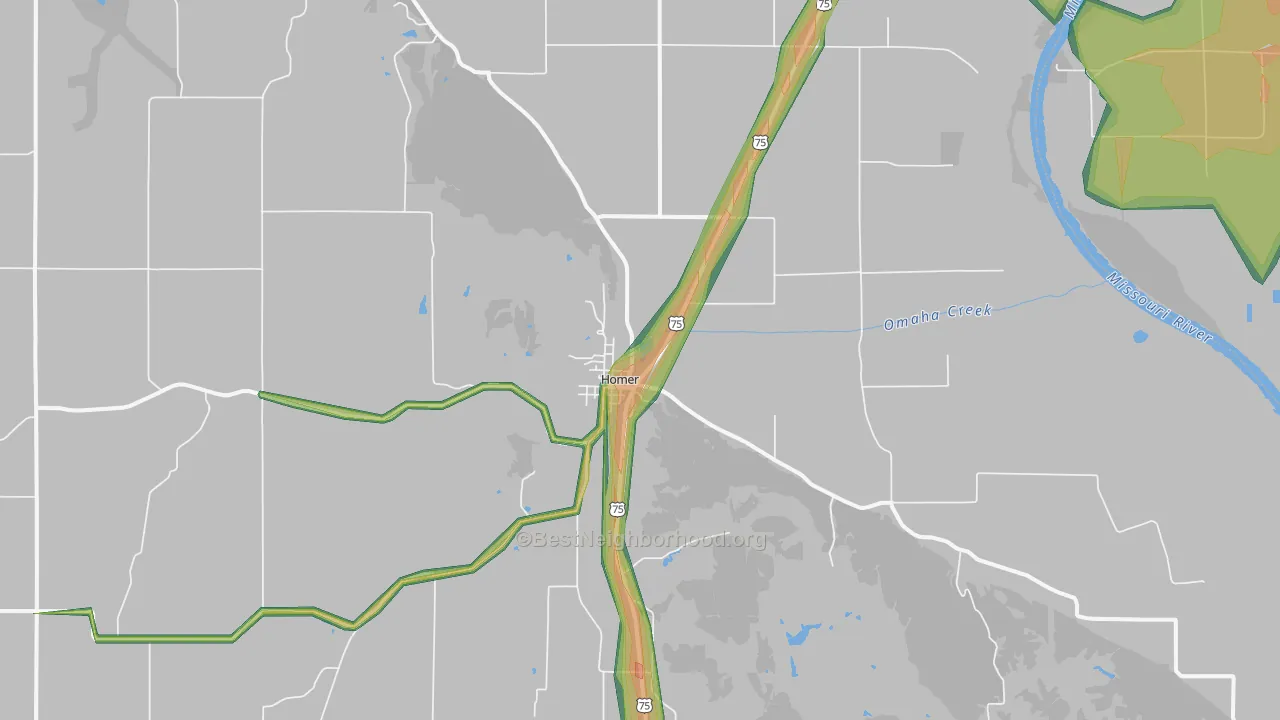 68030, NE Map of Noise Levels in 68030