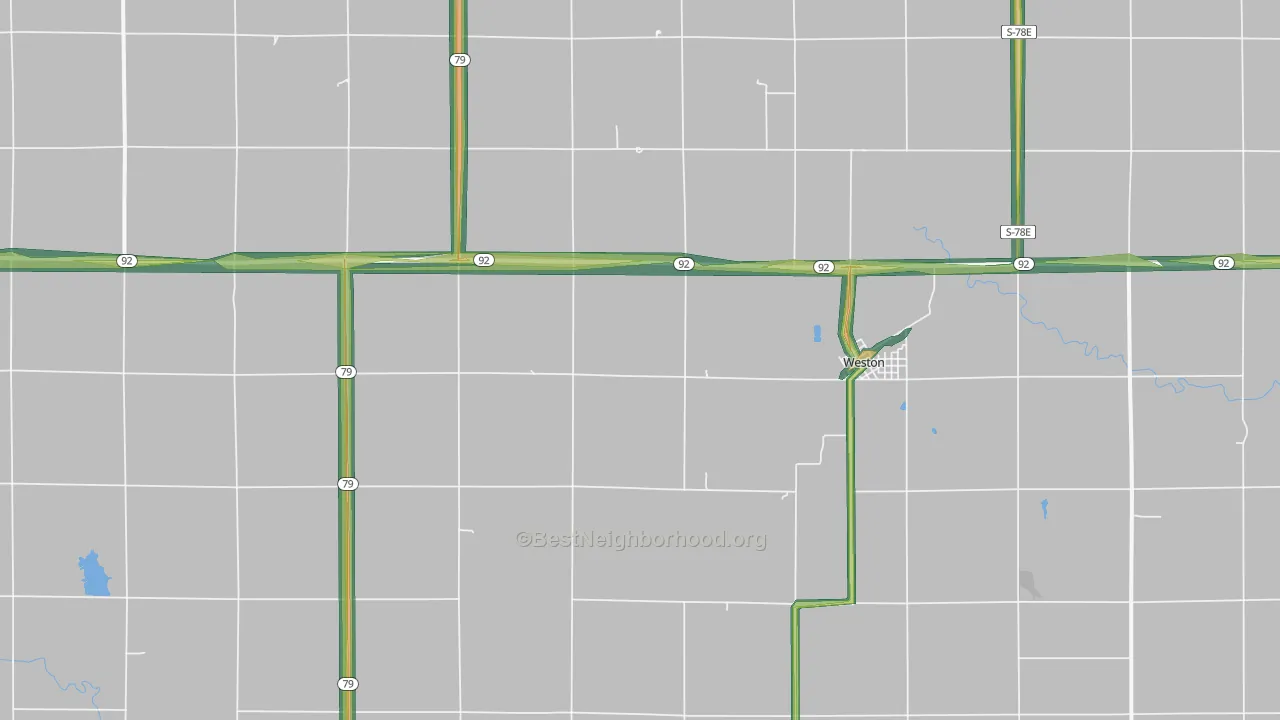 68070, NE Map of Noise Levels in 68070