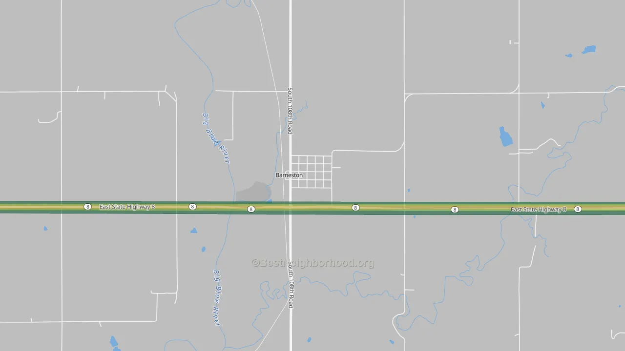 68309, NE Map of Noise Levels in 68309