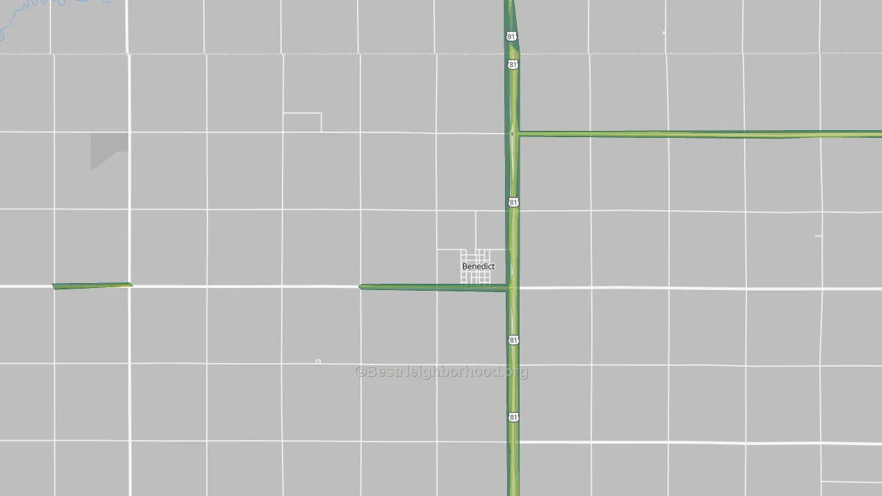 68316, NE Map of Noise Levels in 68316