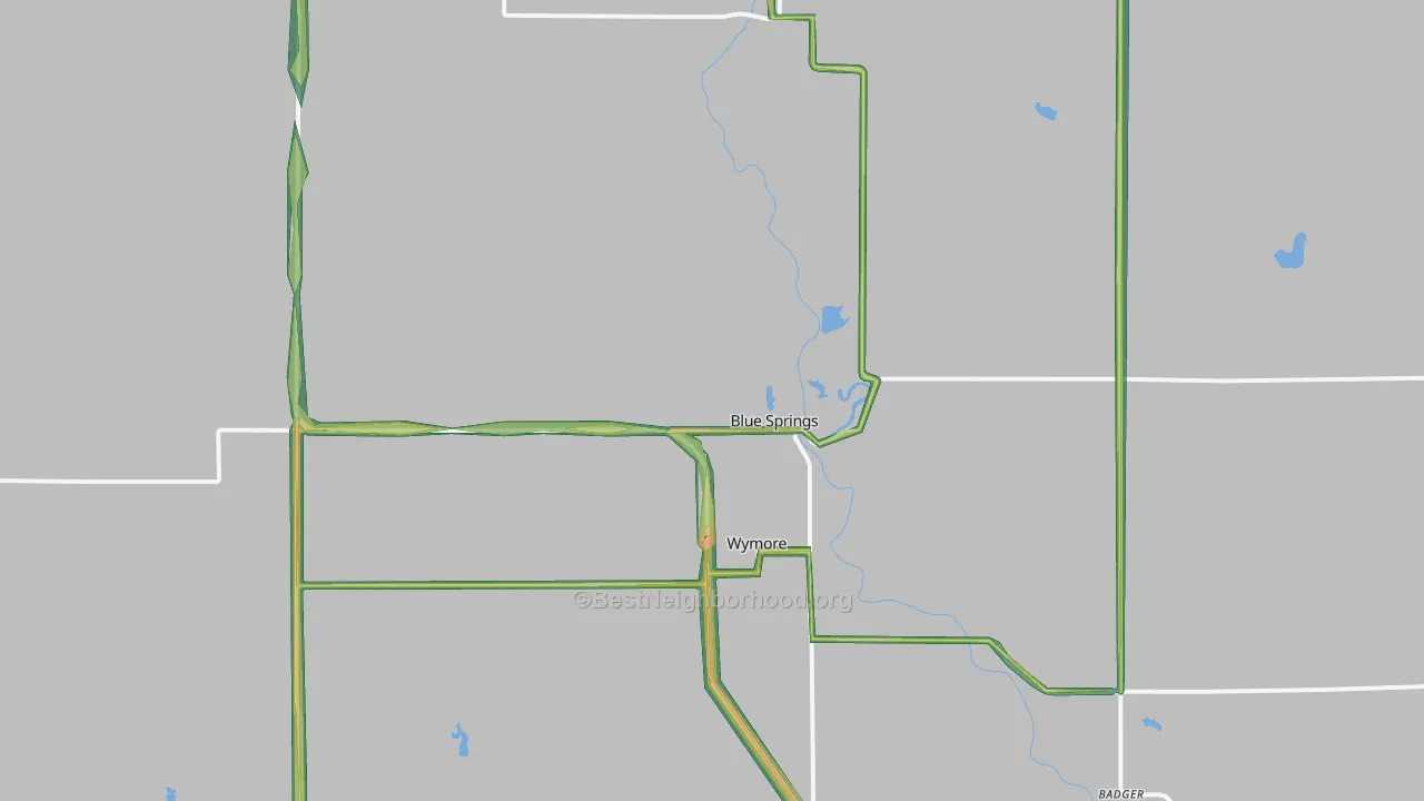 68318, NE Map of Noise Levels in 68318