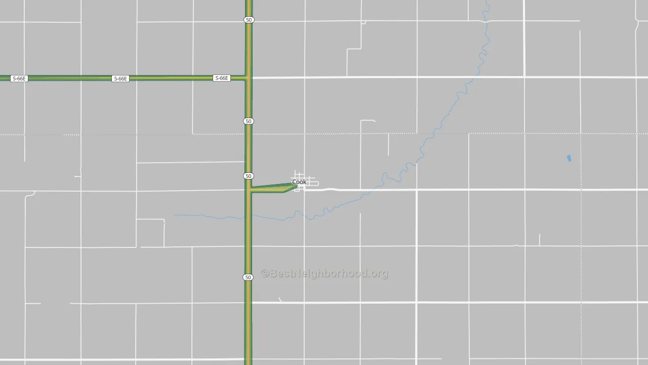 68329, NE Map of Noise Levels in 68329