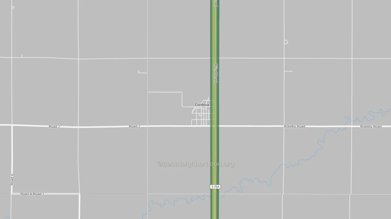 68330, NE Map of Noise Levels in 68330