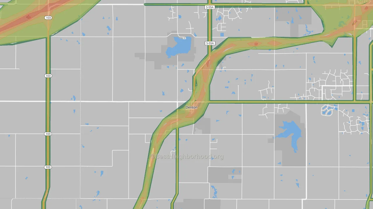 68339, NE Map of Noise Levels in 68339