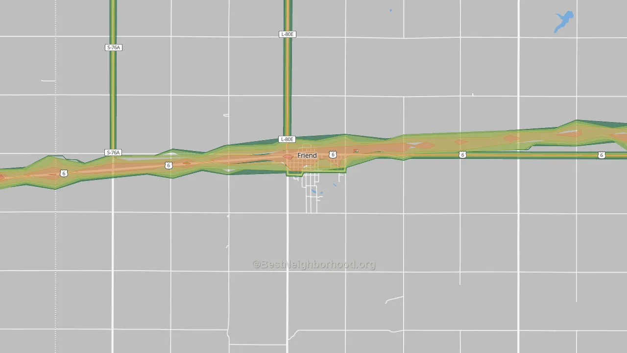 68359, NE Map of Noise Levels in 68359
