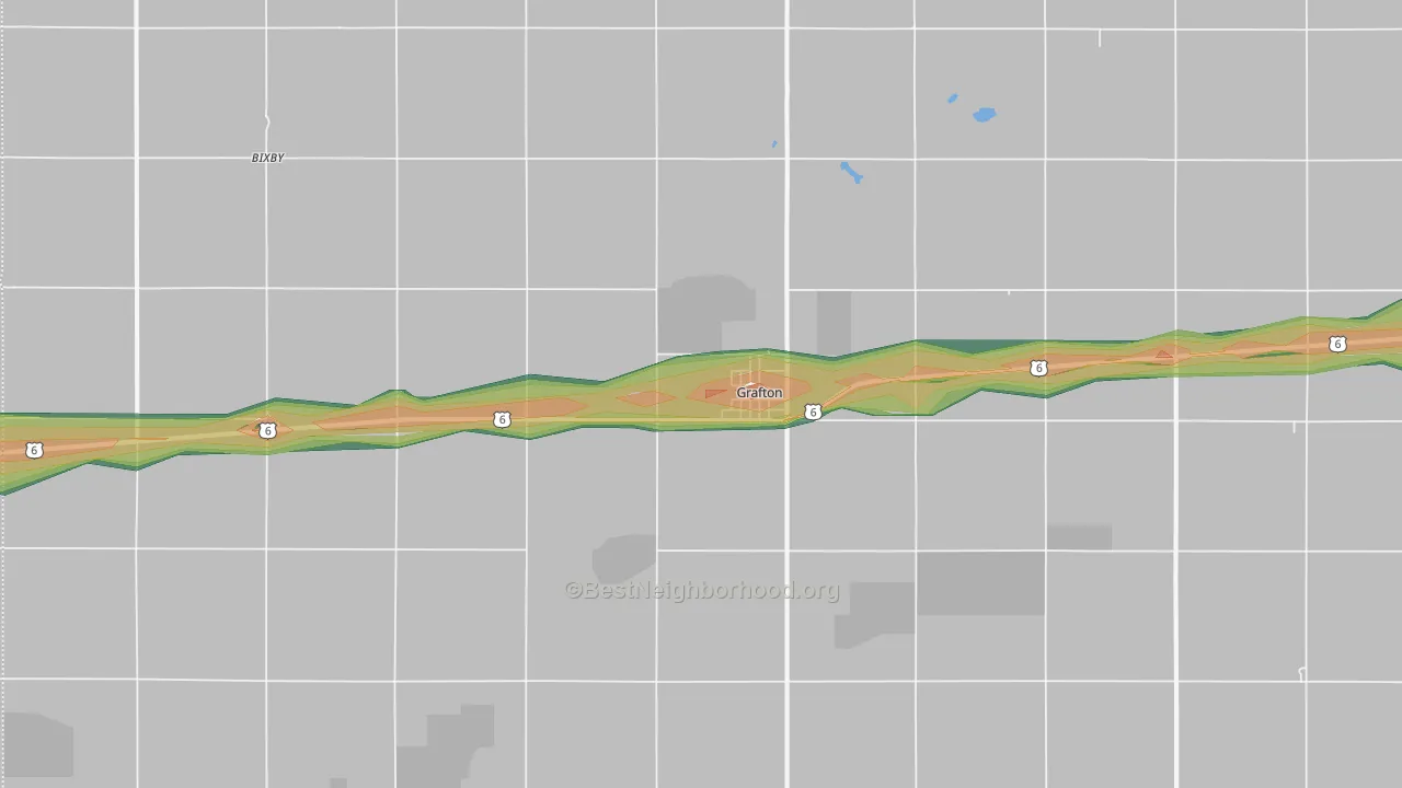 68365, NE Map of Noise Levels in 68365