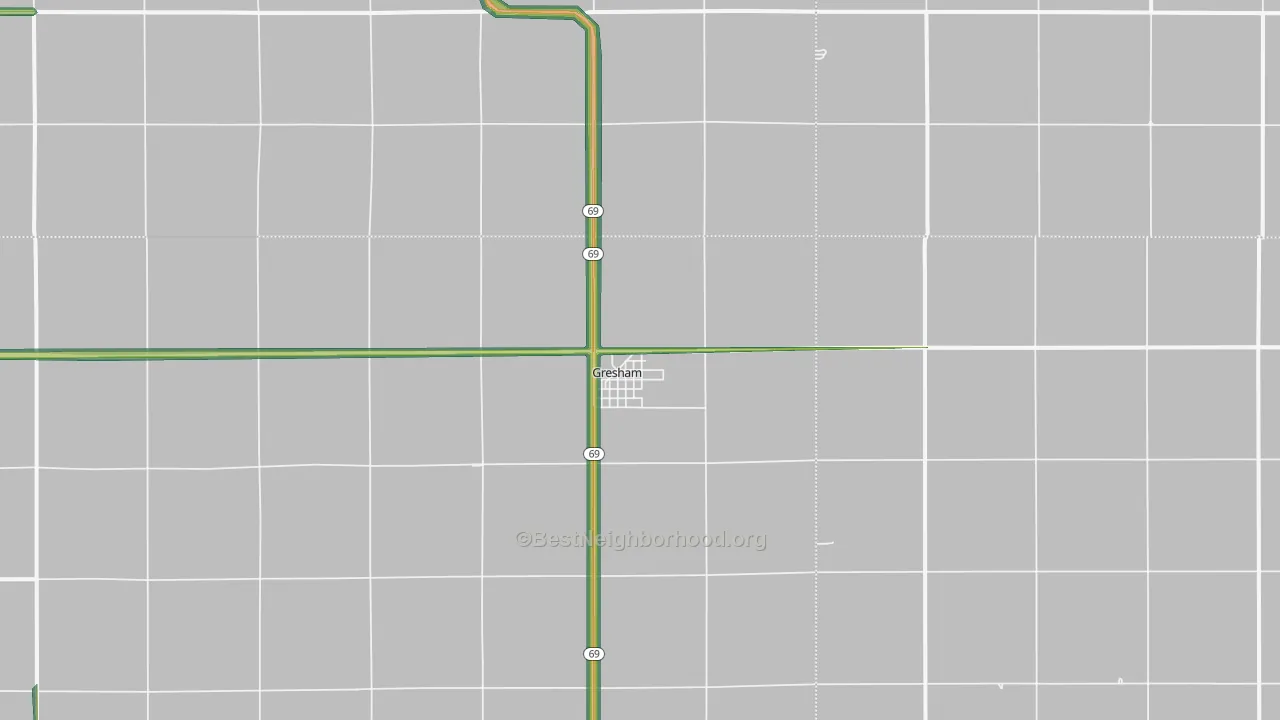 68367, NE Map of Noise Levels in 68367